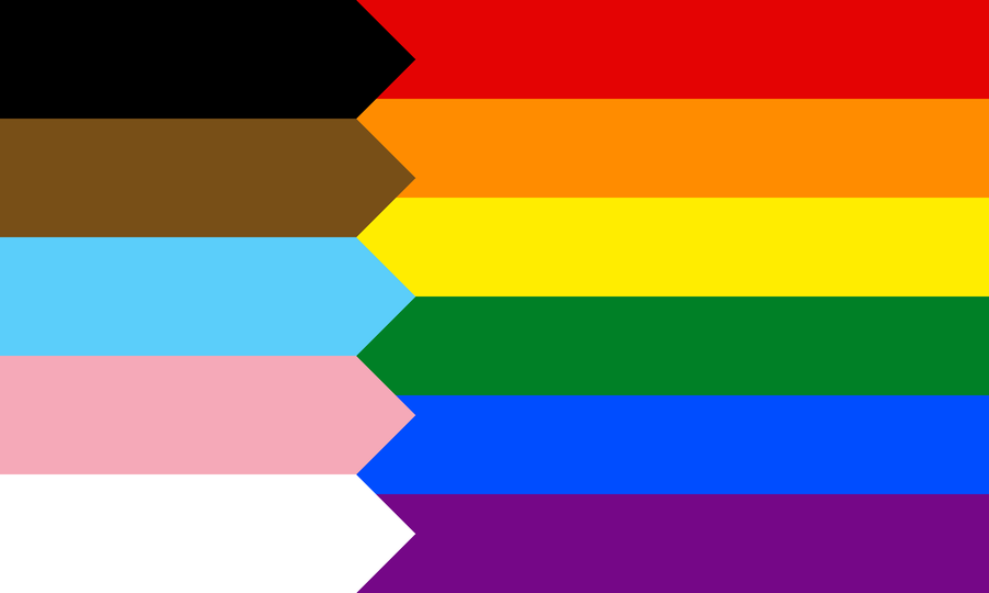Inclusive pride flag